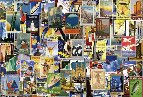 5003 8 Wizard_Genius Vintage Travel Poster Carta Da Parati In Tessuto Non Tessuto 384X260cm 8 Strisce_4E4536A8 D986 4Ec8 B46E Aa853617966F | Yourdecoration.it