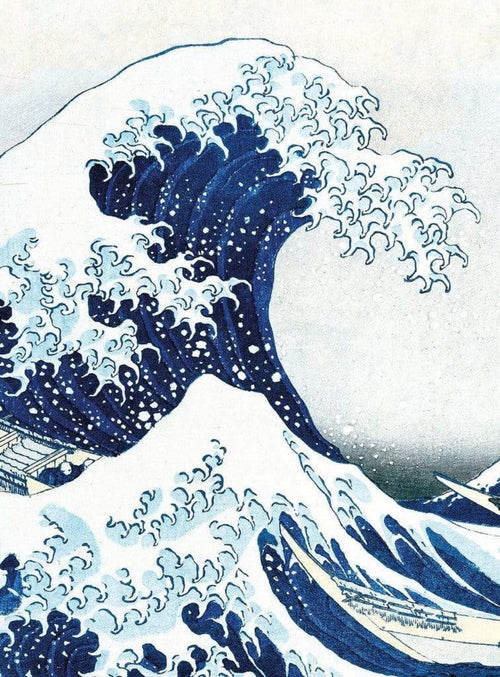 5445 4 Wizard_Genius Hokusai The Great Wave Carta Da Parati In Tessuto Non Tessuto 192X260cm 4 Strisce | Yourdecoration.it