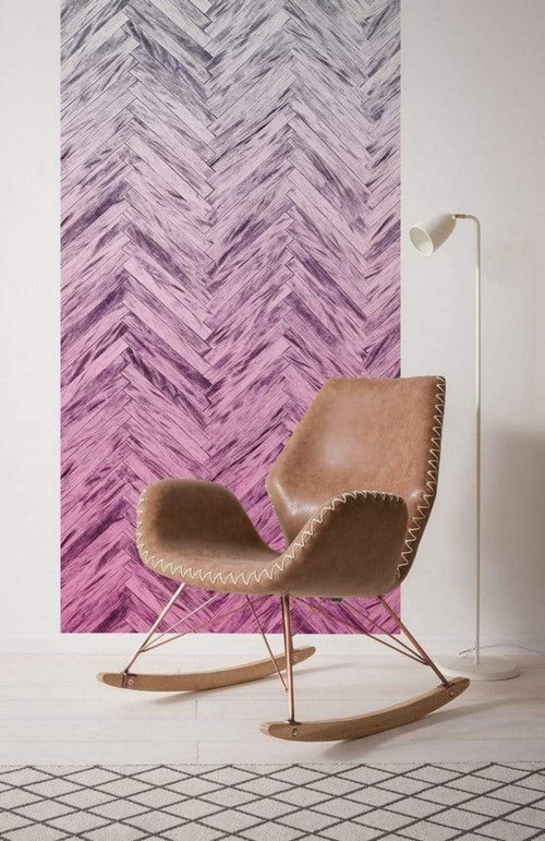 6000A Vd1 Komar Herringbone Pink Carta Da Parati In Tessuto Non Tessuto 100X250cm 1 Baan Ambiente | Yourdecoration.it