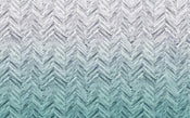 6000B Vd4 Komar Herringbone Mint Carta Da Parati In Tessuto Non Tessuto 400X250cm 4 Strisce | Yourdecoration.it