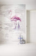 6007A Vd2 Komar Pink Flamingo Carta Da Parati In Tessuto Non Tessuto 200X250cm 2 Strisce Ambiente | Yourdecoration.it