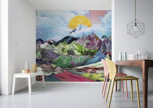 6017A Vd3 Komar Mountain Top Carta Da Parati In Tessuto Non Tessuto 300X250cm 3 Strisce Ambiente | Yourdecoration.it