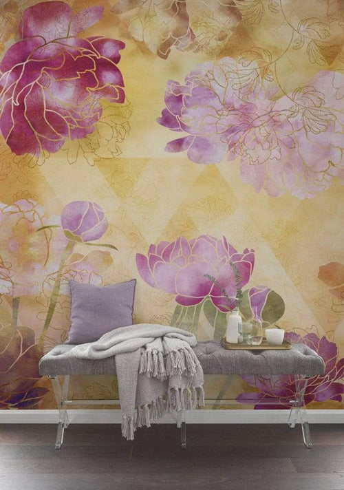 6029A Vd4 Komar Inspiration Carta Da Parati In Tessuto Non Tessuto 400X250cm 4 Strisce Ambiente | Yourdecoration.it