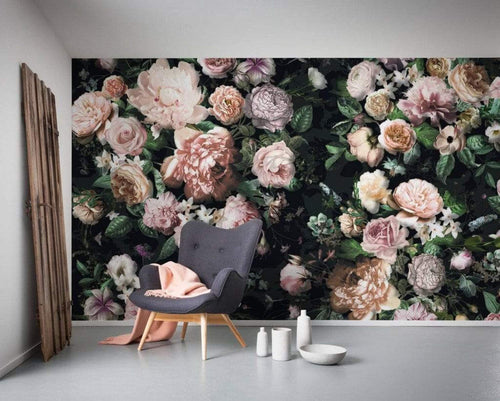 6035A Vd4 Komar Victoria Black Carta Da Parati In Tessuto Non Tessuto 400X250cm 4 Strisce Ambiente | Yourdecoration.it