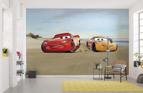 8 4100 Komar Cars Beach Race Carta Da Parati 368X254cm 8 Pannelli Ambiente | Yourdecoration.it