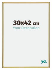 Annecy Plastica Cornice 30x42cm Oro Davanti Dimensione | Yourdecoration.it