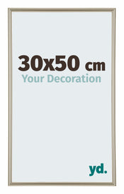 Annecy Plastica Cornice 30x50cm Champagne Davanti Dimensione | Yourdecoration.it