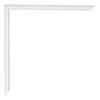 Annecy Plastica Cornice 32x45cm Bianco Lucente Dettaglio Angolo | Yourdecoration.it