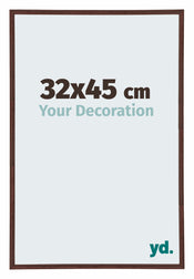 Annecy Plastica Cornice 32x45cm Marrone Davanti Dimensione | Yourdecoration.it