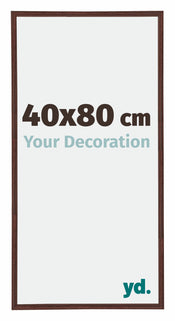 Annecy Plastica Cornice 40x80cm Marrone Davanti Dimensione | Yourdecoration.it