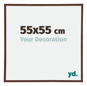Annecy Plastica Cornice 55x55cm Marrone Davanti Dimensione | Yourdecoration.it