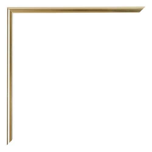 Austin Alluminio Cornice 21x29 7cm A4 Oro Lucido Dettaglio Angolo | Yourdecoration.it