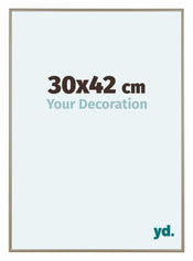 Austin Alluminio Cornice 30x42cm Champagne Davanti Dimensione | Yourdecoration.it