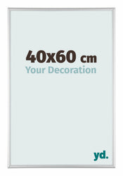 Austin Alluminio Cornice 40x60cm Argento Opaco Davanti Dimensione | Yourdecoration.it