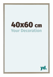 Austin Alluminio Cornice 40x60cm Champagne Davanti Dimensione | Yourdecoration.it