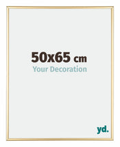 Austin Alluminio Cornice 50x65cm Oro Lucido Davanti Dimensione | Yourdecoration.it