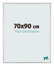 Austin Alluminio Cornice 70x90cm Argento Opaco Davanti Dimensione | Yourdecoration.it