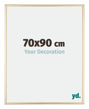 Austin Alluminio Cornice 70x90cm Oro Lucido Davanti Dimensione | Yourdecoration.it