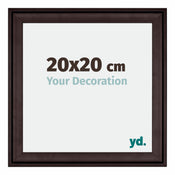 Birmingham Legna Cornice 20x20cm Marrone Davanti Dimensione | Yourdecoration.it