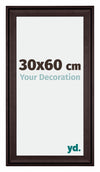 Birmingham Legna Cornice 30x60cm Marrone Davanti Dimensione | Yourdecoration.it