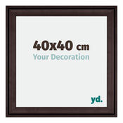 Birmingham Legna Cornice 40x40cm Marrone Davanti Dimensione | Yourdecoration.it