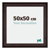 Birmingham Legna Cornice 50x50cm Marrone Davanti Dimensione | Yourdecoration.it