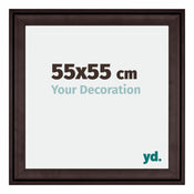 Birmingham Legna Cornice 55x55cm Marrone Davanti Dimensione | Yourdecoration.it