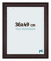 Birmingham Legno Cornice 36x49cm Marrone Davanti Dimensione | Yourdecoration.it