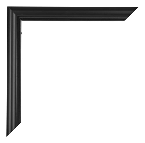 Bordeaux Plastica Cornice 20x20cm Nero Opaco Dettaglio Angolo | Yourdecoration.it