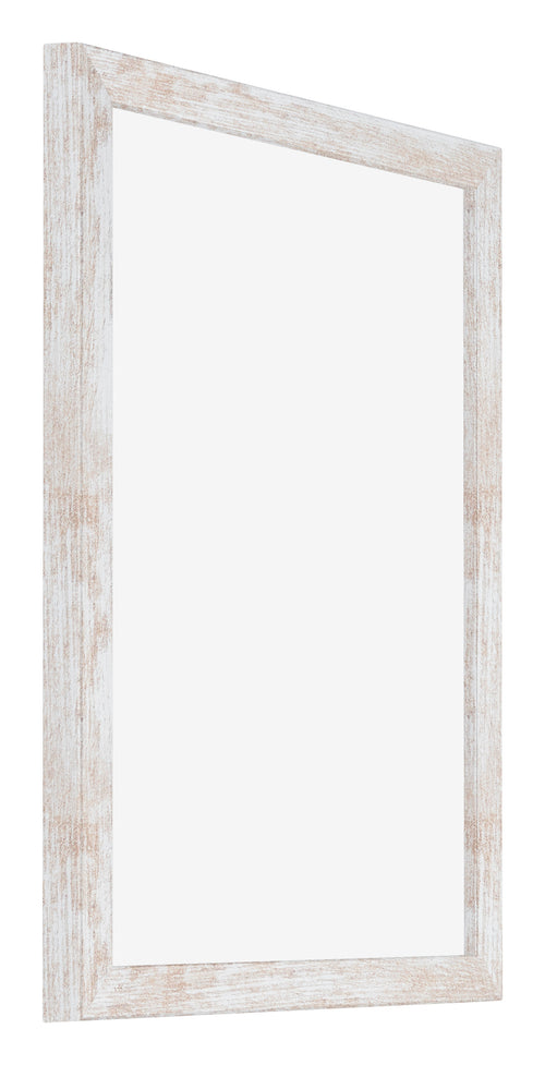 Catania MDF Cornice 18x24cm White Wash Davanti Obliquo | Yourdecoration.it