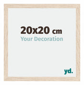 Catania MDF Cornice 20x20cm Quercia Dimensione | Yourdecoration.it