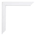 Catania MDF Cornice 20x25cm Bianco Dettaglio Angolo | Yourdecoration.it