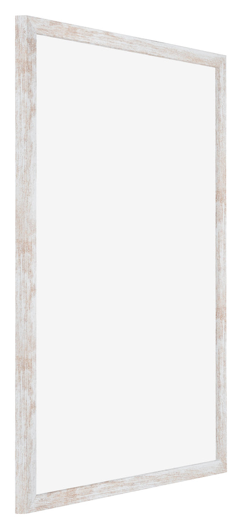 Catania MDF Cornice 20x28cm White Wash Davanti Obliquo | Yourdecoration.it