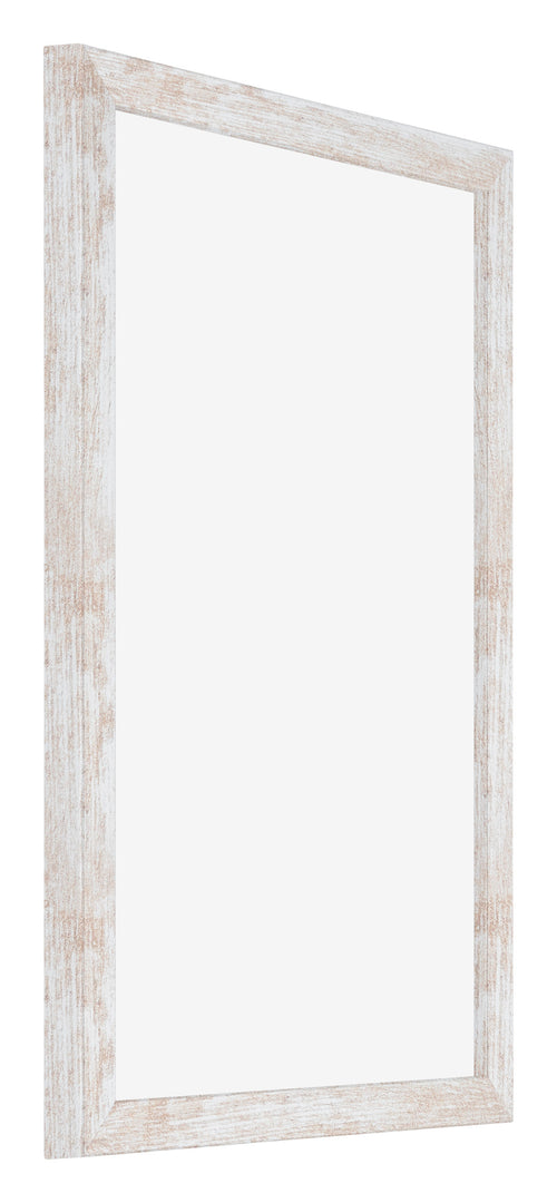 Catania MDF Cornice 20x30cm White Wash Davanti Obliquo | Yourdecoration.it