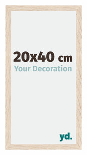 Catania MDF Cornice 20x40cm Quercia Dimensione | Yourdecoration.it