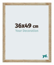 Catania MDF Cornice 36x49cm Oro Davanti Dimensione | Yourdecoration.it