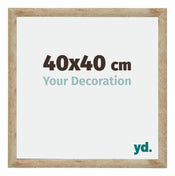 Catania MDF Cornice 40x40cm Oro Dimensione | Yourdecoration.it