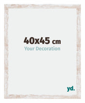 Catania MDF Cornice 40x45cm White Wash Dimensione | Yourdecoration.it