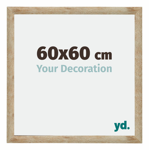 Catania MDF Cornice 60x60cm Oro Dimensione | Yourdecoration.it