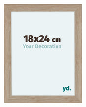 Como MDF Cornice 18x24cm Quercia Chiaro Davanti Dimensione | Yourdecoration.it