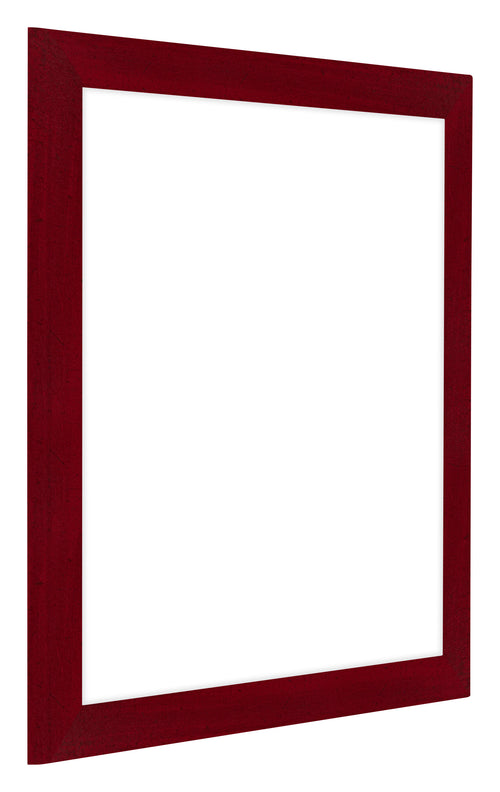 Como MDF Cornice 20x20cm Vino Rosso Spazzato Davanti Obliquo | Yourdecoration.it