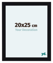 Como MDF Cornice 20x25cm Nero Lucente Davanti Dimensione | Yourdecoration.it