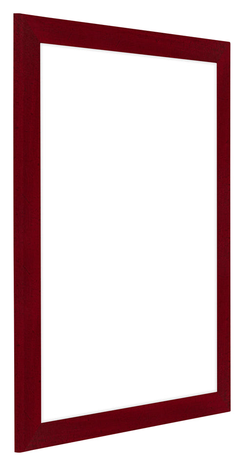 Como MDF Cornice 20x25cm Vino Rosso Spazzato Davanti Obliquo | Yourdecoration.it