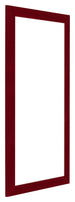 Como MDF Cornice 20x40cm Vino Rosso Spazzato Davanti Obliquo | Yourdecoration.it