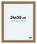 Como MDF Cornice 24x30cm Noce Chiaro Davanti Dimensione | Yourdecoration.it