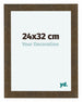 Como MDF Cornice 24x32cm Oro Antico Davanti Dimensione | Yourdecoration.it