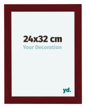 Como MDF Cornice 24x32cm Vino Rosso Spazzato Davanti Dimensione | Yourdecoration.it