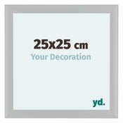 Como MDF Cornice 25x25cm Bianco Opaco Davanti Dimensione | Yourdecoration.it