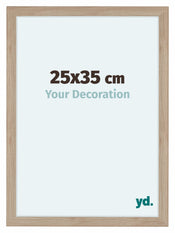 Como MDF Cornice 25x35cm Quercia Chiaro Davanti Dimensione | Yourdecoration.it