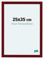 Como MDF Cornice 25x35cm Vino Rosso Spazzato Davanti Dimensione | Yourdecoration.it